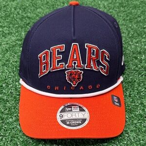 New Era Navy and Orange Kids Bears Hat